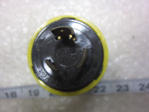Sylvania 20a 250v 3? locking plug l11-20p, used for sale