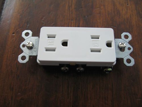 10 outlet 15a white decoro outlets receptacle brand new tamper resistant for sale