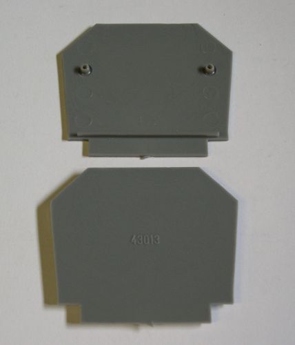 AUTOMATION DIRECT, END COVER FOR DN-T4 TERMINAL BLOCKS,  DN-EC4, BAG OF 50