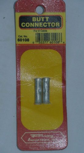 Forney, Butt Connector, #8, Premium Copper, Zinc Plated 2-Pack SKU: 60108