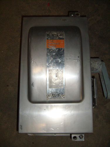 Siemens i-t-e 600vac 30a type 4 enclosed safety switch, nf351ss for sale