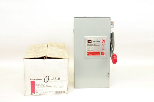 Cutler Hammer 3HD321N  30 Amp, 3 Phase, 240V, Type 3R, Fusible Switch