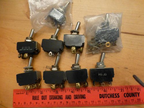 Lot of 9 NEW Assorted Cutler hammer Toggle Switch LEVER CONTROL