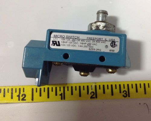 Honeywell micro limit switch 15a 125/250/480vac bze6-2rq for sale