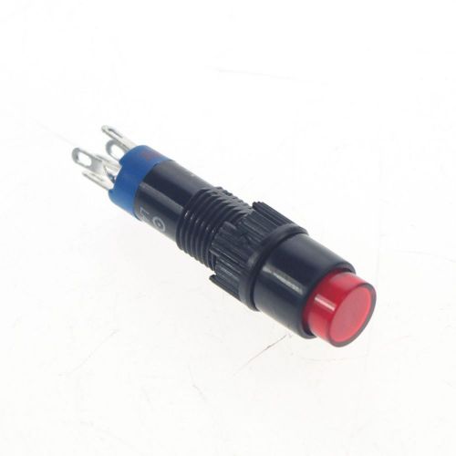 2pcs  8mm indicator pilot lamp momentary pushbutton 1no 1nc  spdt for sale