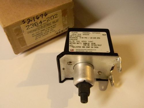 Nib united electric controls pressure switch j54-24 j5424 stock 8828 0-30psi 250 for sale