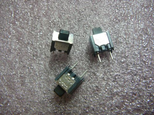 T&amp;b alcoswitch tp11cgpc0 pushbutton switch spst-mom 0.4va 20v square blk *3/pkg* for sale