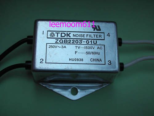 Tdk zgb2203-01u noise / emc filter for ac power line for sale