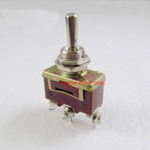 Momentary Toggle Switch 3 Pin SPDT (ON)-OFF-(ON) 15A 250VAC / 20A 125VAC