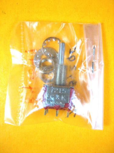 C&amp;k -  7215 -  toggle switch for sale