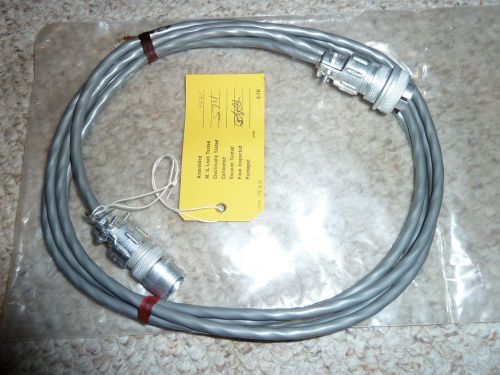 AMPHENOL AN-3057-6 3 PIN CONNECTOR 10 FOOT CABLE-WIRE male female
