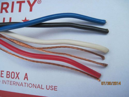 12/4 bus drop cable  cord  25&#039; of pvc cord for machine wireing for sale