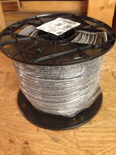 12 AWG Solid Copper THHN Wire 500&#039; Spool Gray