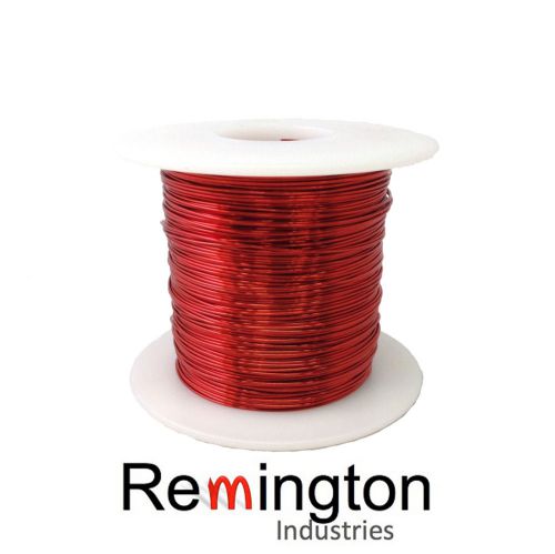 27 AWG Gauge Enameled Copper Magnet Wire 1.0 lbs 1601&#039; Length 0.0151&#034; 155C Red