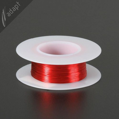 33 AWG Gauge Magnet Wire Red 388&#039; 155C Solderable Enameled Copper Coil Winding