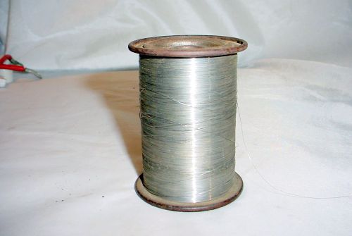 Vintage hoskins spool chromel-a nichrome 36 awg gauge wire - 1 lb, 2.2 oz for sale