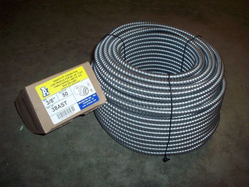 12/2 mc cable (250&#039;) and 50-mc connectors **new** for sale
