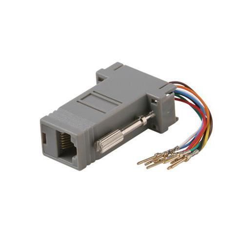 Steren electronics intl 504-209 d-sub modular adapter de9 male for sale