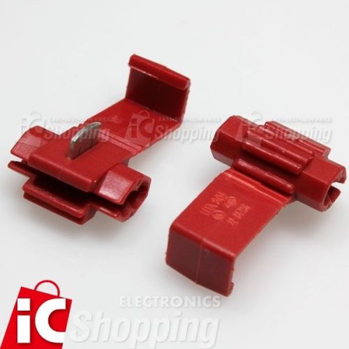 50PCS KW-3N Mid-Way Wire Connector , KSS , RED COLOR