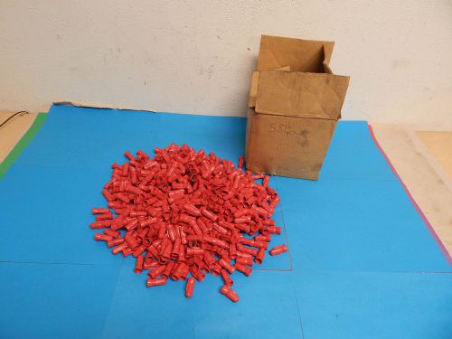 Lot of 581 Red soft spring-loaded 3M wire connector joins wires from 14-10AWG