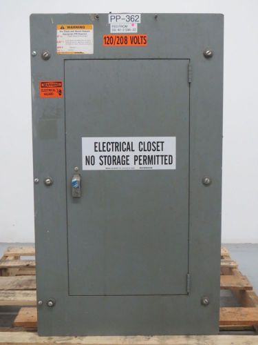 GENERAL ELECTRIC GE DNLAB 200A 120/208V-AC BREAKER DISTRIBUTION PANEL B300317