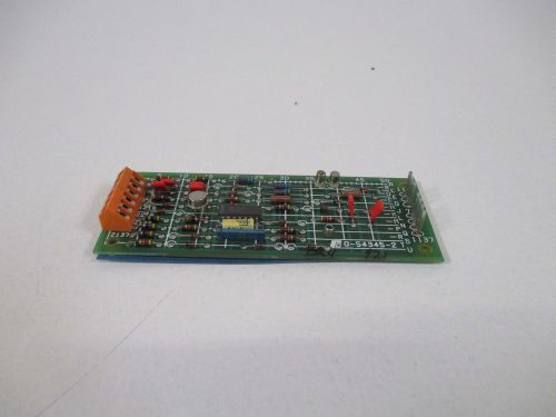 RELIANCE ELECTRIC 0-54345-2 CIRCUIT BOARD *USED*