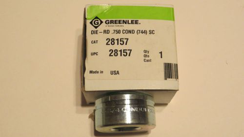 Greenlee 28157 Slug-Splitter  Knockout Die 3/4 inch conduit