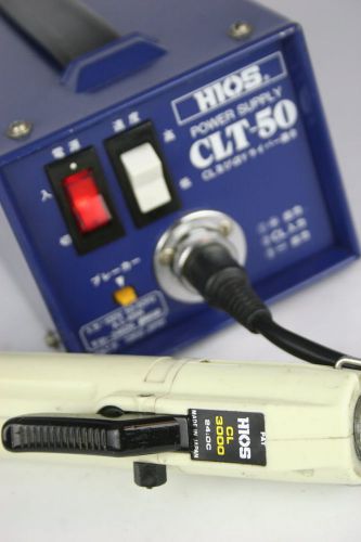 Hios power screw driver cl-3000 with power supply clt-50, used for sale