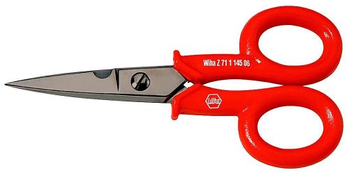 Wiha 5.75&#034; heavy duty mechanics / electricians shears - made in italy for sale