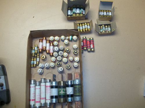 Lot of many fuses...Fusetron,Gould, and others