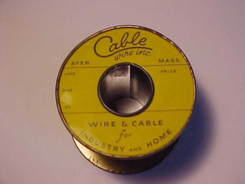 Vintage Cable wire inc. Wire &amp; Cable Spool for Industry and Home