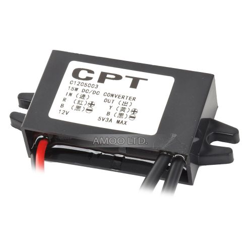Dc/dc converter regulator 12v to 5v 3a 15w car led display power supply module for sale