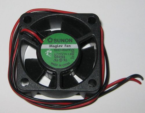 Sunon 40 mm cooling fan - 12 v - 10 cfm - 28 db - kde1204pkvx - super high speed for sale