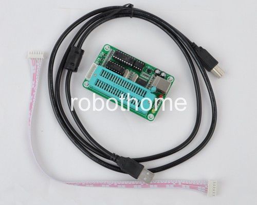 1pcs pic microcontroller usb automatic programming programmer k150 + icsp cable for sale