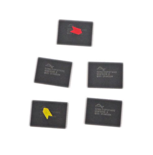 (5) Spansion MirrorBit S29GL512P-12TAIV2 512Mb 90nm-Process 3V Flash Memory Chip