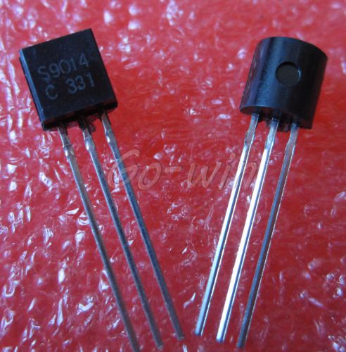 100PCS S9014 S9014C TO-92 NPN 50V 0.1A Transistor NEW
