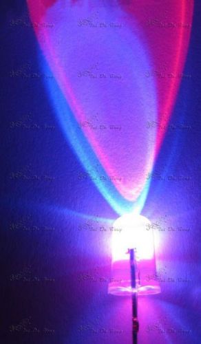 100PCS Ultra-Bright 5MM Clear RGB Rainbow Fast Flash LEDs Light Emitting Diode