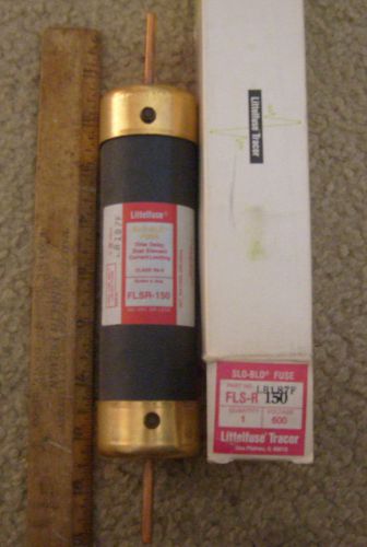 Littlefuse tracor slo-blo flsr-150 amp lb187f &#034;nib&#034; time delay dual little fuse for sale