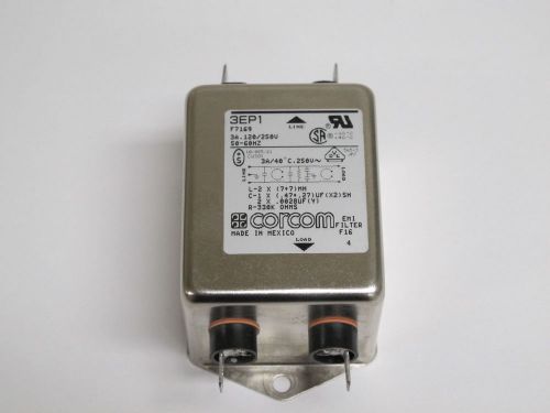 TE CONNECTIVITY / CORCOM – 3EP1 - Power Line Filter 50Hz/60Hz, 3A, 120/250VAC