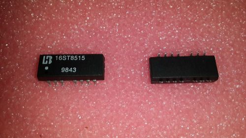 1x Bothhand 16ST8515 , 10/100 BASE-T TRANSFORMER , SMD 16PIN/14 , see picture!