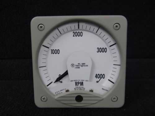 Westinghouse type kc-241 meter, 0-4000 rpm, 40 volt, 20-10000hz for sale