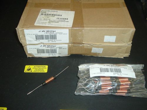 5240-RC  JW MILLER  WIREWOUND CHOKE LOT OF 526 UNITS NEW ROHS  IN BOX