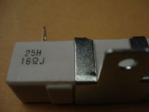 Ceramic resistor 16 ohm x 25 watt ...2 pcs for sale