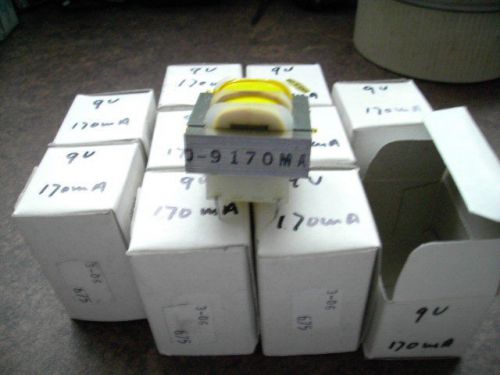 10  transformers  pcb mount 240v to 9 volt 170 ma 35x29x30mm for sale