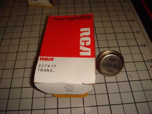 RCA NOS Power Transistor 227437 Original Box Guaranteed