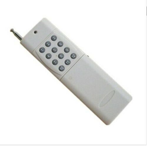 12 buttons 12v 315/433 mhz wireless rf control system long distance remote for sale