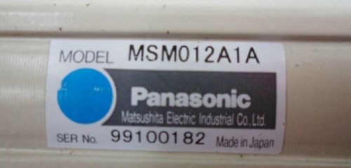 USED Panasonic AC Servo Motor MSM012A1A tested