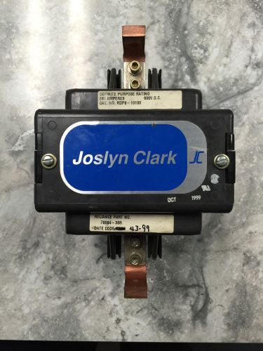 Joslyn Clark 265 Amp Single Pole Contactor RDP9-10100