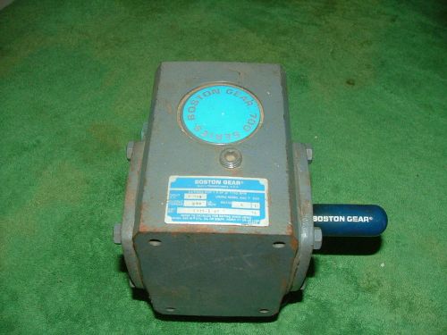 Boston gear series 700 speed reducer cat# f715-5-85-g  60 3/4&#034; shaft. looks nice for sale