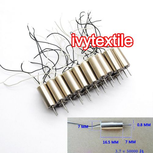 5pcs 7*16mm double coreless motor high speed magnetic 3.7v1.8a 50000rpm 4.2v2a for sale